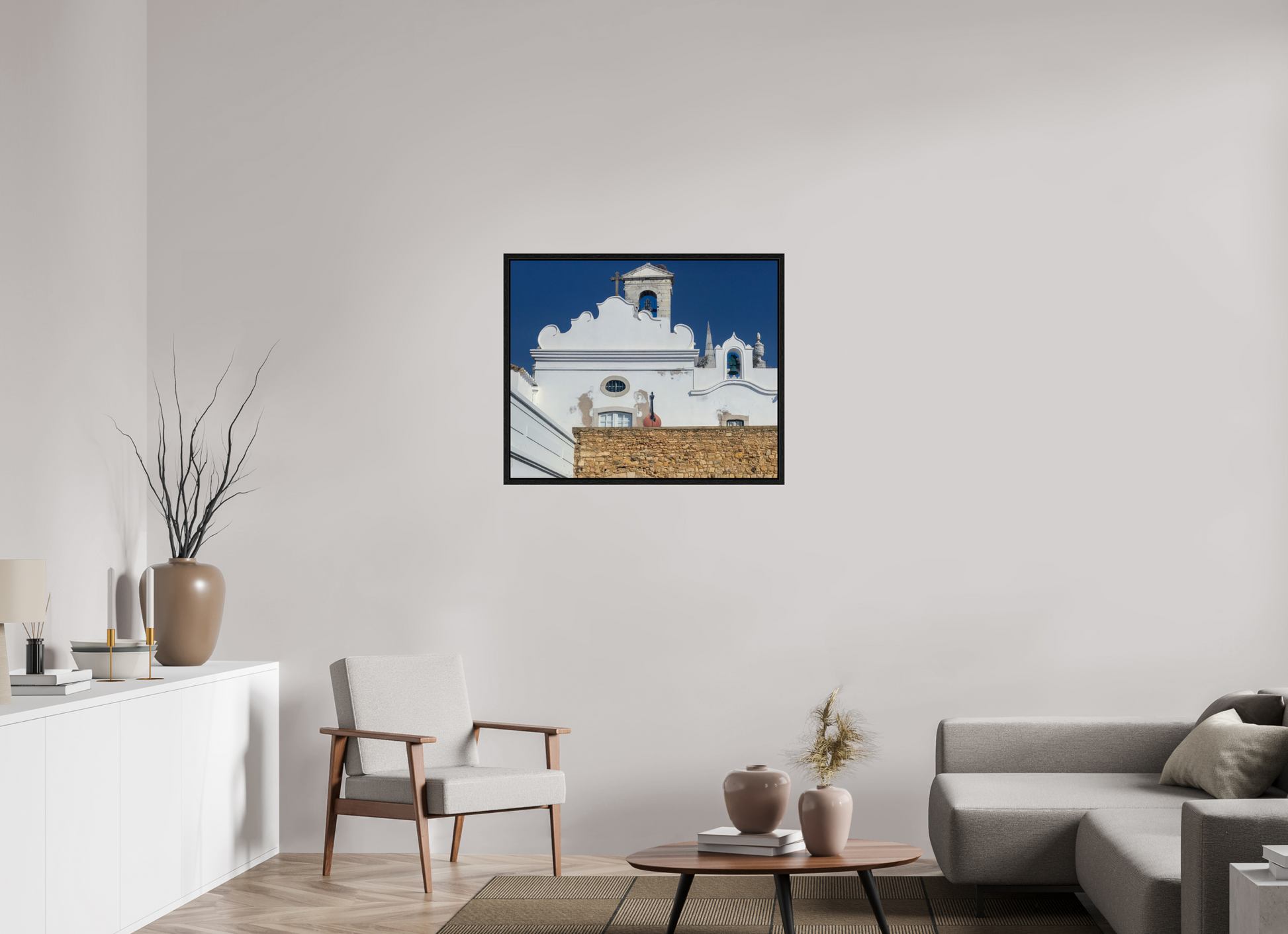 86 x 70 cm, Floater Frame Fado light