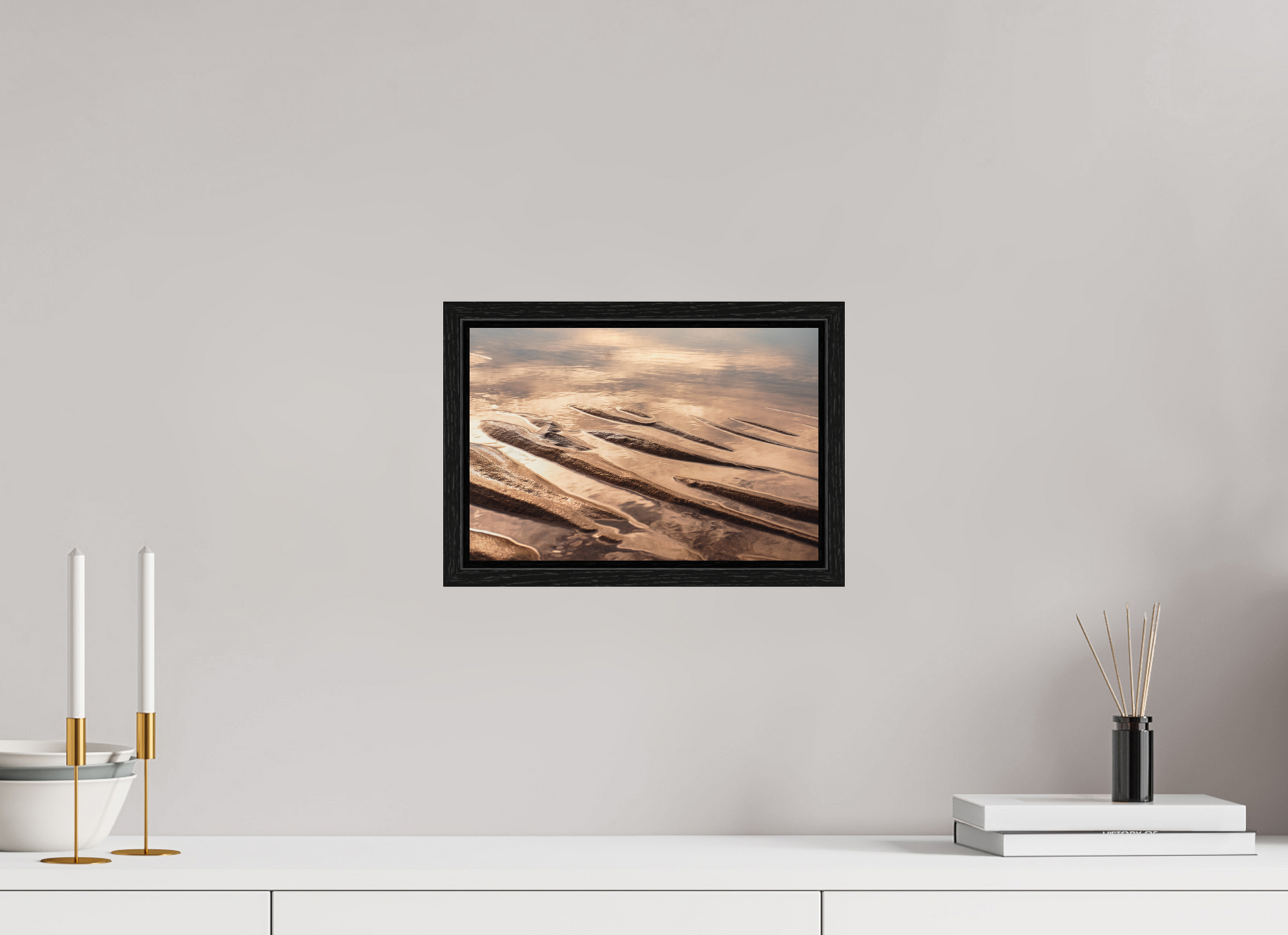 30 x 20 cm, Floater Frame Sand ridge