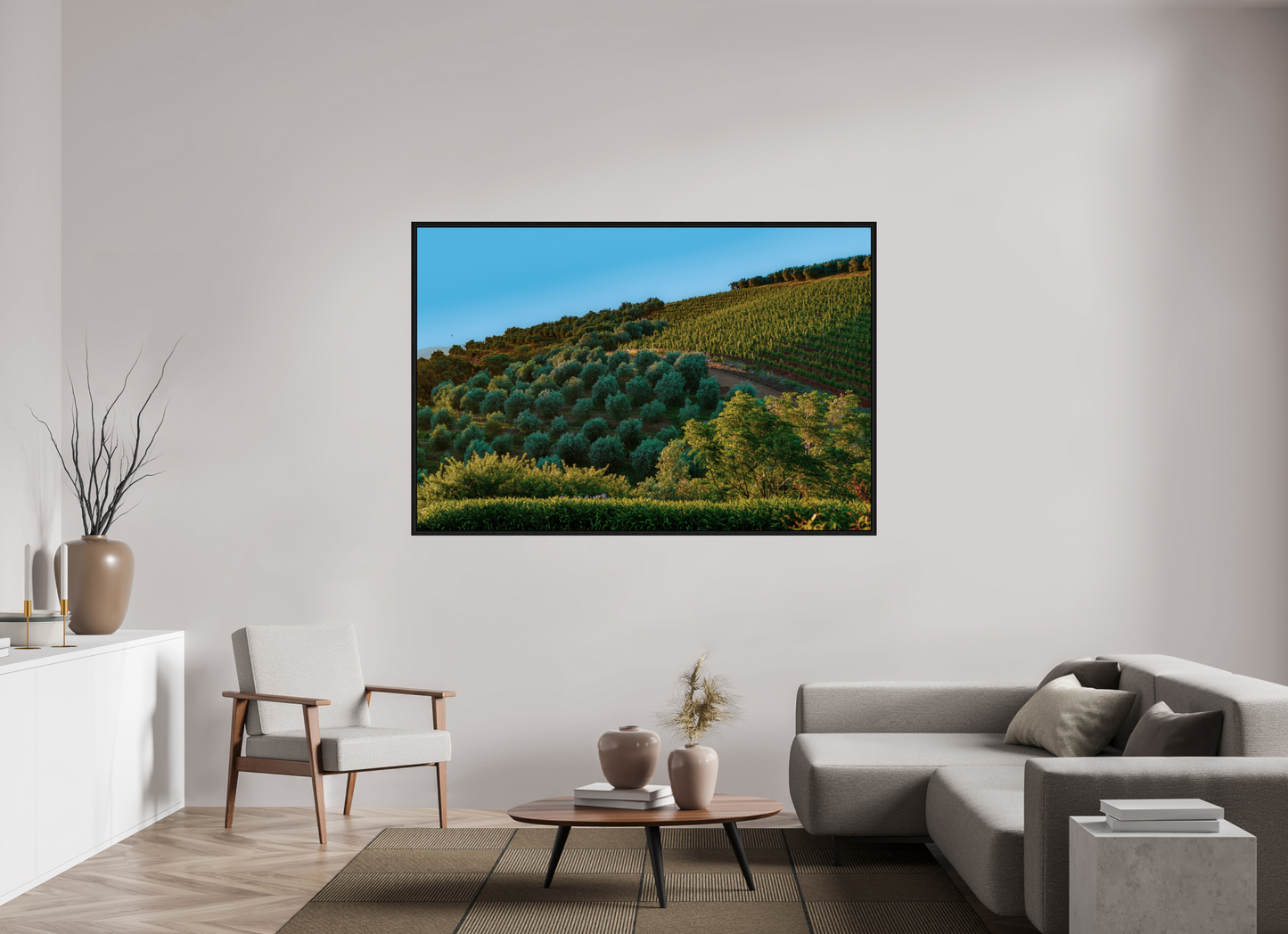 180 x 120 cm, Floater Frame Stellenbosch fields